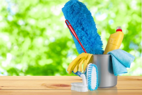 A local one-off cleaning service refreshing a Kennington living room