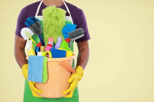 Local deep cleaning team preparing a flat in Kennington for move-in