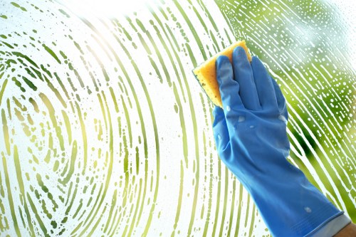 Carpet cleaning team applying anti-slavery compliance standards
