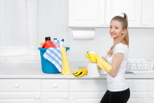 Professional end-of-stay cleaning for a Kennington rental property
