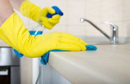 Commercial hard floor cleaning service for Kennington premises
