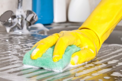 Careful stain treatment for a sofa in a Kennington property